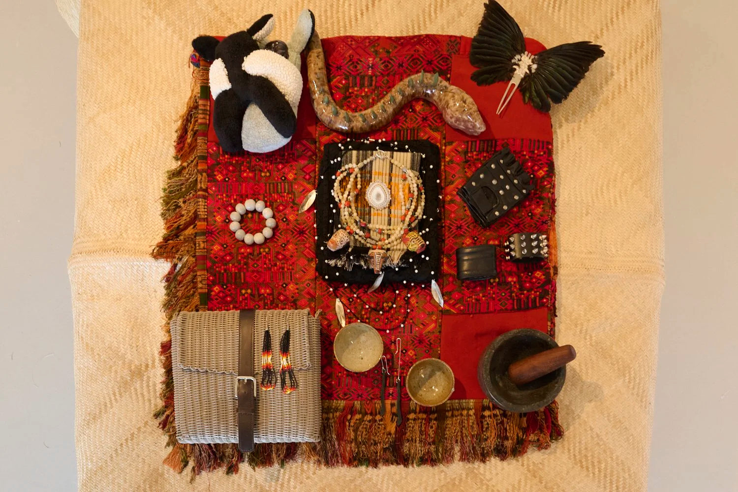 Work shown in Material Diplomacy at Te Whare Hēra